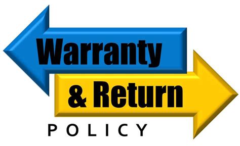 Warranty and Return